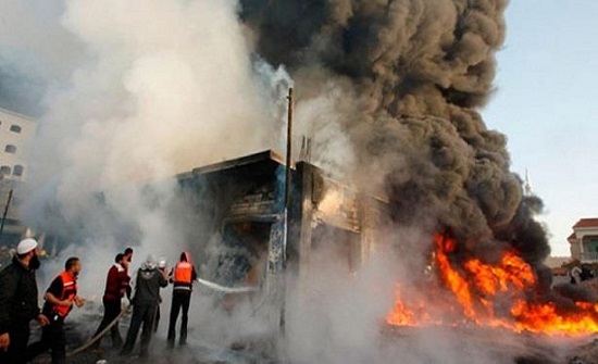 مقتل وإصابة 19 شخصاً بتفجير انتحاري غربي العراق مقتل وإصابة 19 شخصاً بتفجير انتحاري غربي العراق