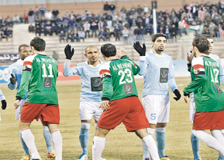 الفيصلي والرمثا في مواجهة الوحدات والجزيرة من أجل حسم لقب الدوري الاردني