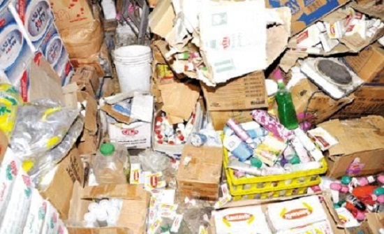 إتلاف مواد تموينية بمأدبا لعدم صلاحيتها