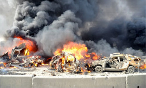 المعارضة السورية: قوات النظام تقصف الرستن بالمدفعية