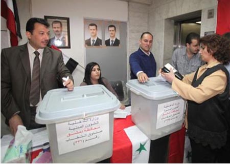 اللجنة العليا للانتخابات في سوريا تقول إنها تسلمت جميع نتائج فرز الأصوات من المحافظات