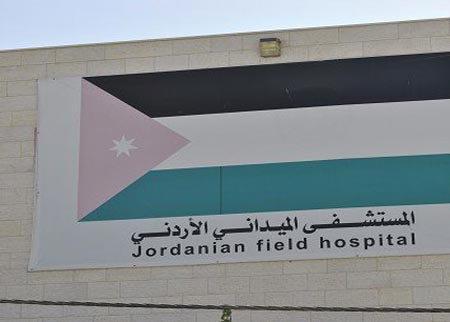 وصول قافلة التزويد ومقدمة المستشفى الميداني الاردني غزة 19 للقطاع 