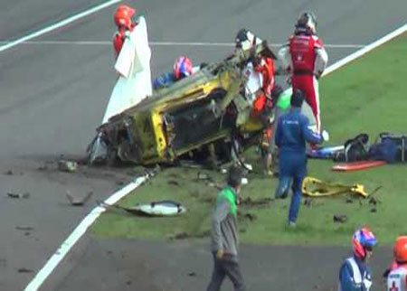 حادث سيار مؤلم جداً