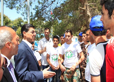  العرموطي يتفقد سير العمل في معسكر