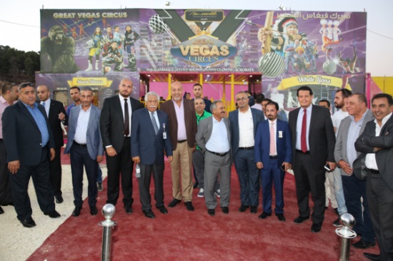 أمين عمان يفتتح سيرك فيغاس على طريق المطار