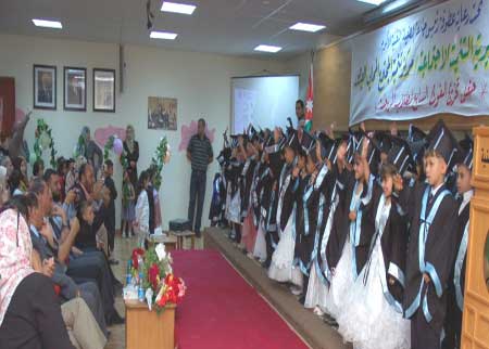 حفل تخريج رياض أطفال تستضيفه "الطفيلة التقنية "