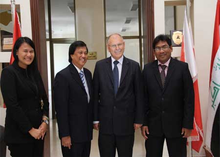 السفير الماليزي يلتقي أمين عام اتحاد الجامعات العربية