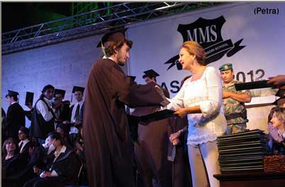 الأميرة عالية الطباع ترعى حفل تخريج مدرسة المونتيسوري 