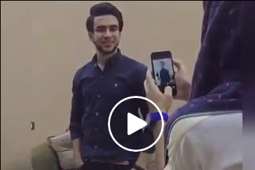 بالفيديو.. رد فعل فتاة طلب صديقها التقاط الصور له بهاتفه