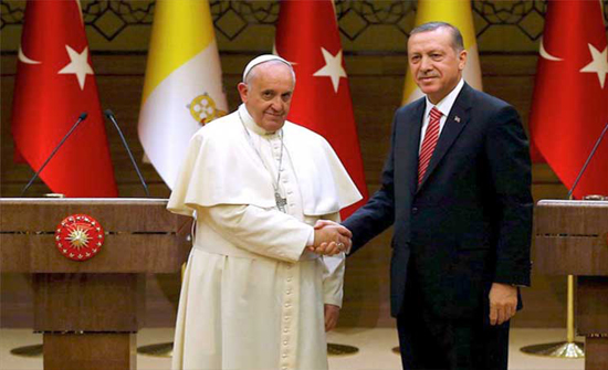 لماذا تعاطف البابا وإردوغان مع شهداء غزة؟