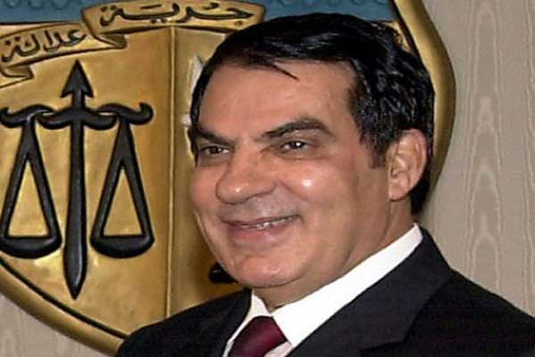 الحكم غيابيا على بن علي بالسجن عشرين عاماً الحكم غيابيا على بن علي بالسجن عشرين عاماً