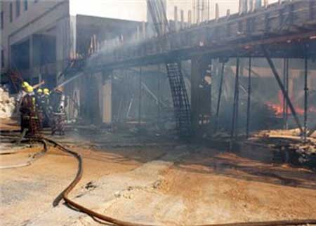 اصابة 13 جنديا اسرائيليا في حريق قرب قاعدة عسكرية بالقدس