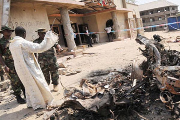 ارتفاع حصيلة الاعتداءات على 3 كنائس في «نيجيريا» إلى 45 قتيلا