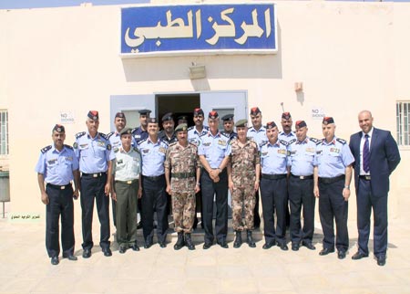 زيادات يزور المركز الطبي في مدينة الملك عبدالله الثاني بن الحسين التدريبية