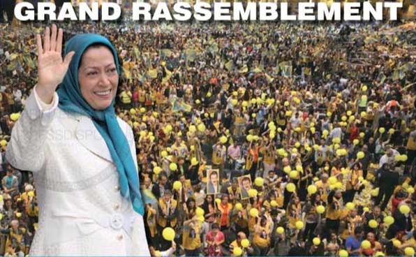 أكبر تجمع للإيرانيين خارج البلاد في يوم الشهداء والسجناء السياسين 