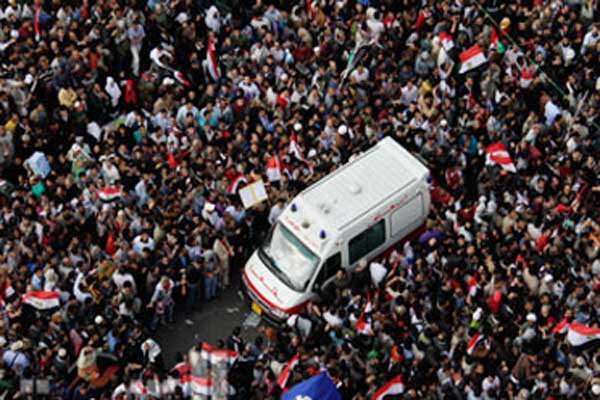  7 مصابين في مظاهرات التحرير ومدينة نصر 