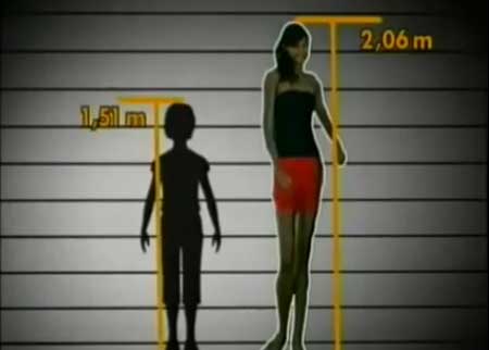  امرأة طويلة جدا