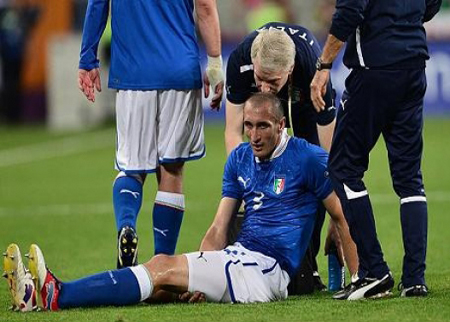 شكوك حول مشاركة كييليني ودي روسي وأباتي أمام المانيا