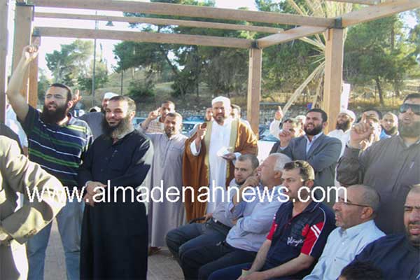 اعتصام الإسلاميين وأئمة المساجد والسلفيين ضد مهرجان جرش ( صور وفيديو ) 