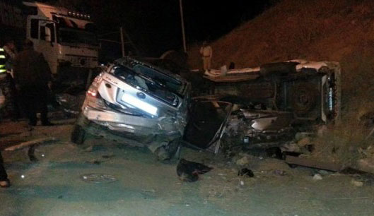 خمس إصابات بحادث تصادم في سيل جرش خمس إصابات بحادث تصادم في سيل جرش