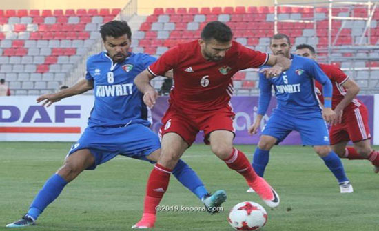 منتخب الأردن يتمسك بالأمل أمام الكويت منتخب الأردن يتمسك بالأمل أمام الكويت
