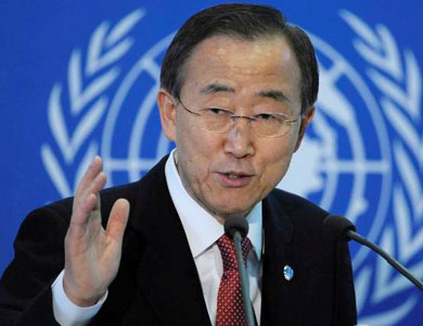كي مون: الوضع في حلب لا يطاق