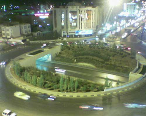 اغلاق سير على دوار الواحة اغلاق سير على دوار الواحة