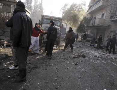 أكثر من 400 قتيل خلال عشرة أيام من القصف الجوي المتواصل على حلب