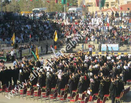 تخريج طلبة جامعة الحسين ( صور )