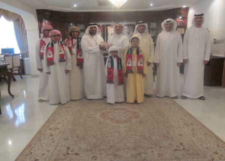سفير الإمارات في الأردن يستقبل وفد الطلبة المشارك في مخيم أمانة عمّان الكبرى