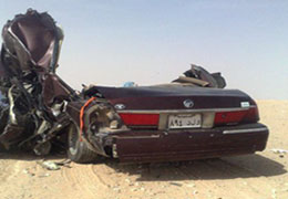 وفاة سعوديين اثنين بحادث سير في معان 