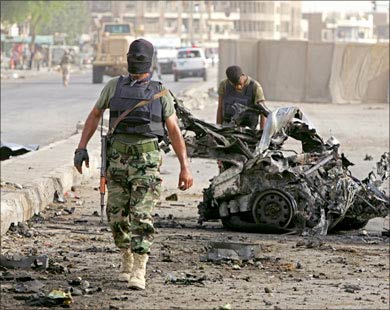 ارتفاع عدد قتلى انفجاري بغداد الى 41 على الاقل