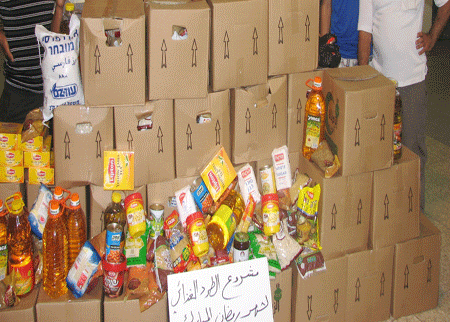 اوقاف اربد توزع ستة الاف طرد غذائي خلال رمضان 