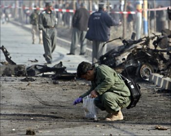 مقتل اربعة مدنيين بينهم طفلان في اعتداء جنوب افغانستان 