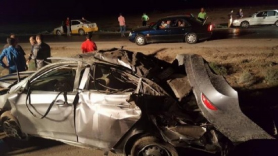 4 إصابات إثر حادث تدهور على الطريق الصحراوي 4 إصابات إثر حادث تدهور على الطريق الصحراوي