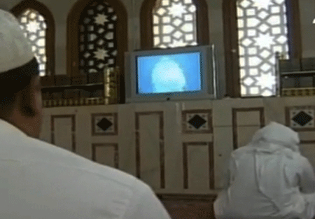 خطبة الجمعة بلغة الإشارة داخل المسجد النبوي خطبة الجمعة بلغة الإشارة داخل المسجد النبوي