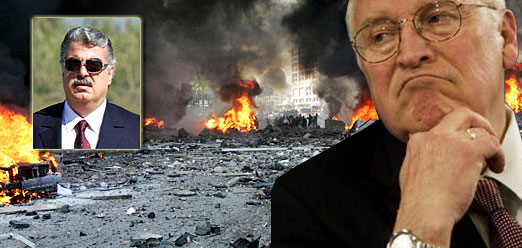 تشيني متورط بمقتل الحريري..واسرائيل والمخابرات الامريكية نفذتا الاغتيال