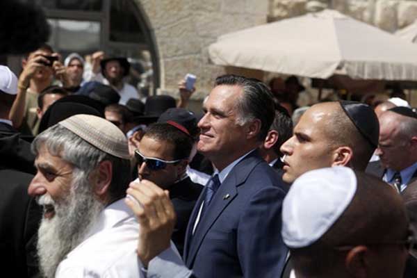 رومني ينتقد اوباما لعدم اعترافه بالقدس عاصمة لاسرائيل