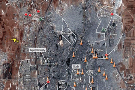 قصف عنيف على حلب وواشنطن لا تستبعد الحظر الجوي