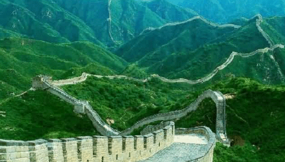 انهيار جزء من سور الصين العظيم بسبب الأمطار الغزيرة