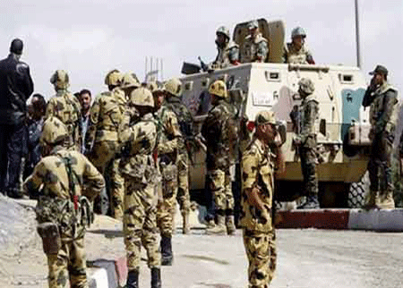  القوات المسلحة المصرية تواصل عملياتها العسكرية في سيناء