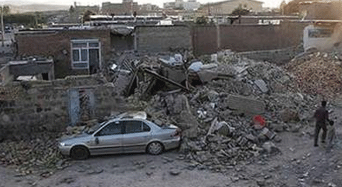 مريم رجوي تقدم مواساتها لضحايا الزلزال في ايران