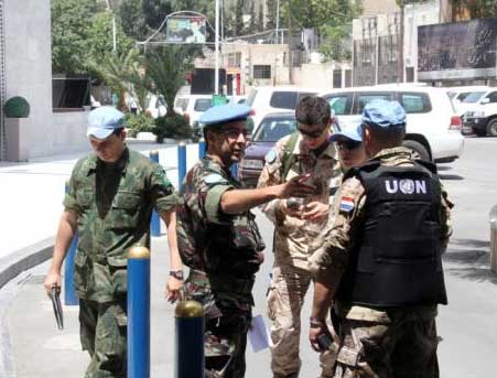 مجلس الأمن قد لا يمدد للمراقبين بسوريا