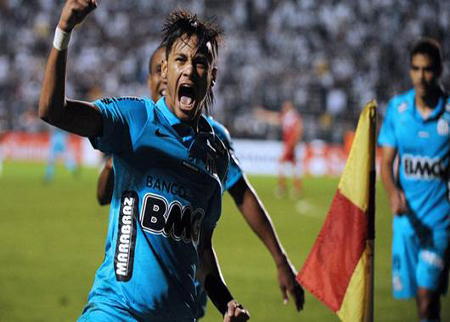 نيمار يقود سانتوس للفوز على فيجرينسي في الدوري البرازيلي