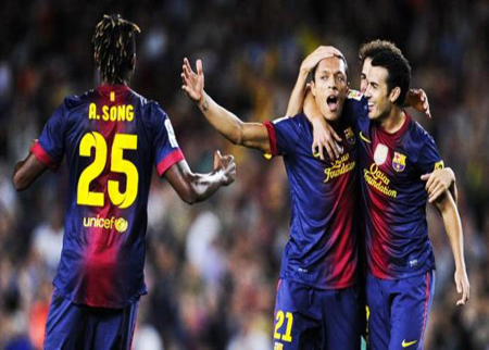 برشلونة يتصدر الليغا بالعلامة الكاملة (فيديو)