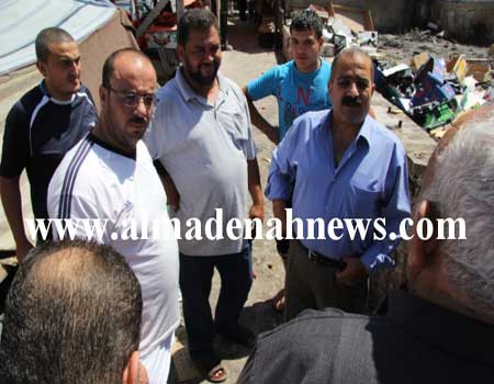 الرمثا أول مدينة تبادر بإزالة البسطات دون تدخل قوات الدرك  ( صور )