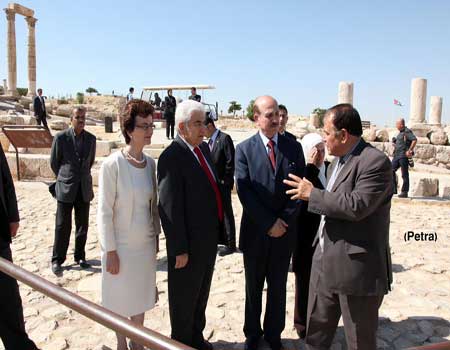 الرئيس القبرصي يزور جبل القلعة الرئيس القبرصي يزور جبل القلعة