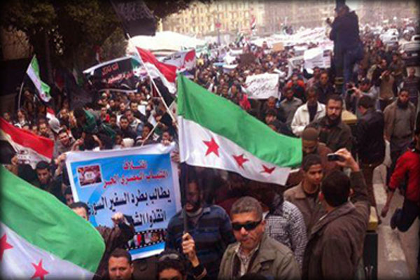 مسيرات في مصر لدعم الثورة السورية والجيش الحر