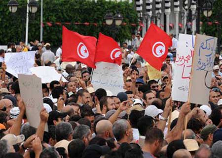 أنصار "النهضة" يتظاهرون في "جمعة المحاسبة وتطهير البلاد من الفساد"