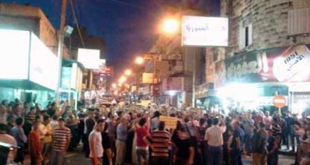 مسيرة في اربد تطالب بتحقيق اصلاحات شاملة 